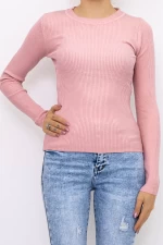 Frauen D716 Pink Sweatshirt Mode