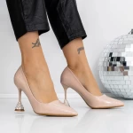 Szpilki 3YXD92 Beige | Mei