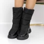 Frauenstiefel mit 3ykq8 Fell schwarz Mei