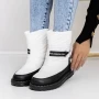 Frauenstiefel mit 3ykq11 Fell Weiß Mei