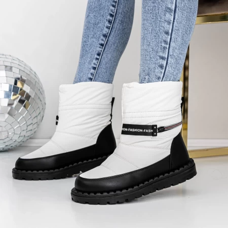 Frauenstiefel mit 3ykq11 Fell Weiß Mei