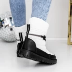 Frauenstiefel mit 3ykq11 Fell Weiß Mei
