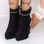 Kurze High Heels und 3C3 -Plattform schwarz | Mei