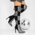 High Heels 3JF12 Black | Mei