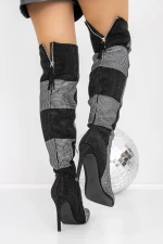 High Heels 3JF12 Black | Mei
