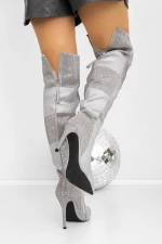 High Heels 3JF12 Grau Mei