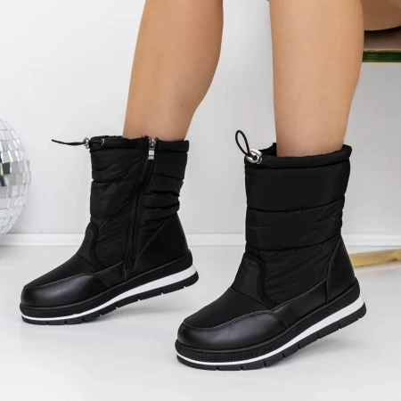 Frauenstiefel mit Pelz 3YKQ15 Black | Mei