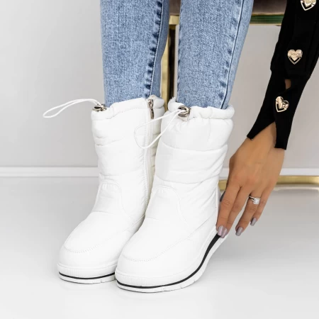 Frauenstiefel mit 3ykq15 Fell Weiß Mei