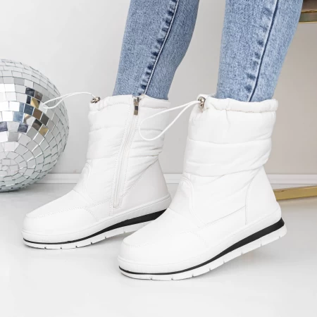 Frauenstiefel mit 3ykq15 Fell Weiß Mei