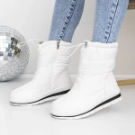 Frauenstiefel mit 3ykq15 Fell Weiß Mei