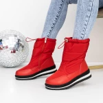 Frauenstiefel mit Pelz 3YKQ15 rot | Mei