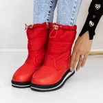 Frauenstiefel mit Pelz 3YKQ15 rot | Mei