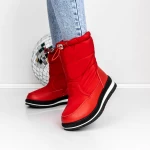 Frauenstiefel mit Pelz 3YKQ15 rot | Mei