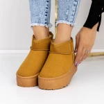 Damenleder Lederstiefel ug 3lt9 gelb Mei