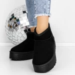 Damenleder Lederstiefel ug 3lt9 schwarz | Mei