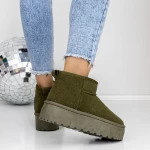 Damenleder Lederstiefel UG 3LT9 Green | Mei