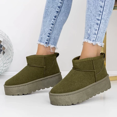 Damenleder Lederstiefel UG 3LT9 Green | Mei