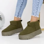 Damenleder Lederstiefel UG 3LT9 Green | Mei