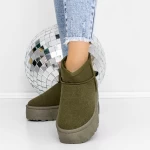Damenleder Lederstiefel UG 3LT9 Green | Mei