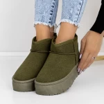 Damenleder Lederstiefel UG 3LT9 Green | Mei