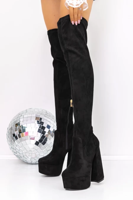 High Heels und 3LB13 Plattform Black | Mei