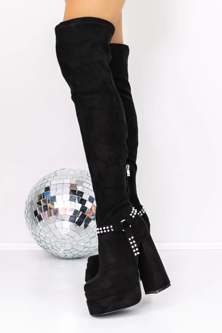 High Heels und 3LB8 Plattform Black | Mei