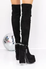 High Heels und 3LB8 Plattform Black | Mei