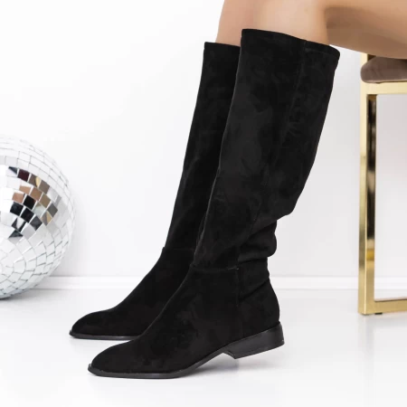 Low -theeled -Stiefel der Frauen 3Kv26 Schwarz | Mei
