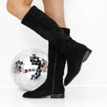 Low -theeled -Stiefel der Frauen 3Kv26 Schwarz | Mei