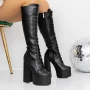 High Heels und 3KV13 Plattform Black | Mei