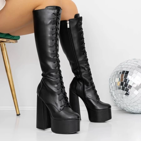 High Heels und 3KV13 Plattform Black | Mei
