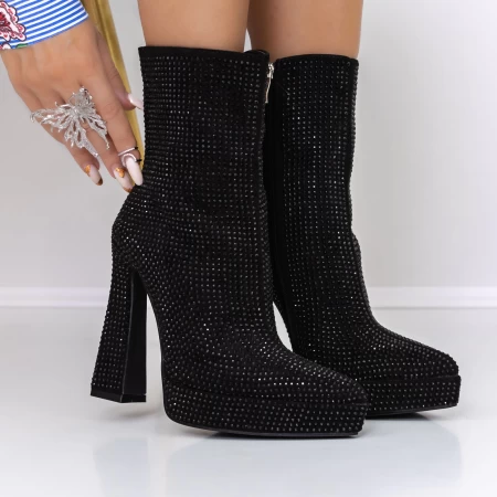 Kurze High Heels und 3KV9 -Plattform schwarz | Mei