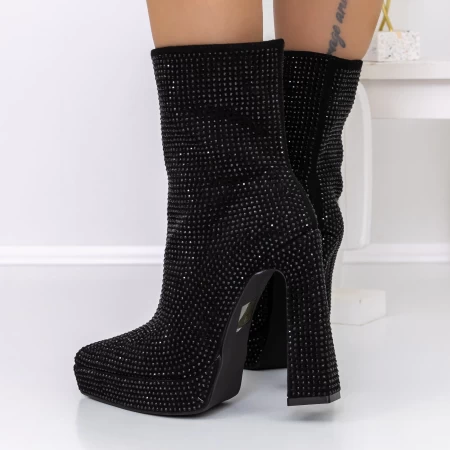 Kurze High Heels und 3KV9 -Plattform schwarz | Mei