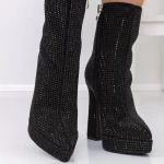 Kurze High Heels und 3KV9 -Plattform schwarz | Mei