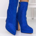Kurze High Heels und 3KV9 -Plattform dunkelblau Mei
