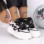 Frauen -Sneaker 3SZ16 Schwarz Mei