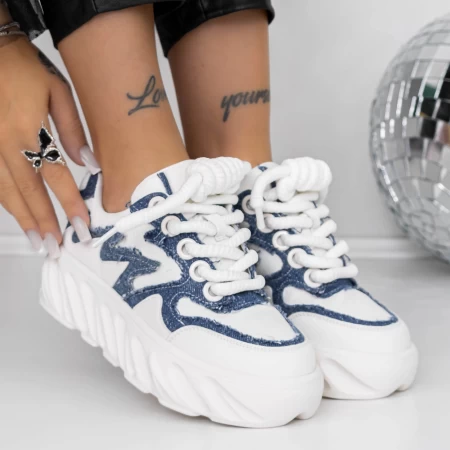 Frauen -Sneaker 3SZ16 Hellblau Mei