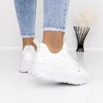 Frauen -Sneaker 3J2 White Mei