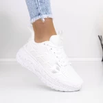 Frauen -Sneaker 3J2 White Mei