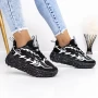 Frauen -Sneaker 3J2 Black Mei