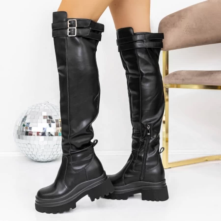 Stiefel auf der 3SJN11 -Plattform Black | Mei