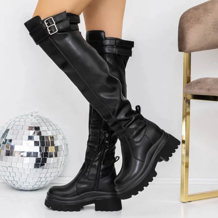 Stiefel auf der 3SJN11 -Plattform Black | Mei