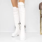 Stiefel auf der 3SJN11 -Plattform Weiß | Mei