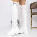 Stiefel auf der 3SJN11 -Plattform Weiß | Mei