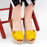 Sandalen auf der WH1932 -Plattform Gelb Mei