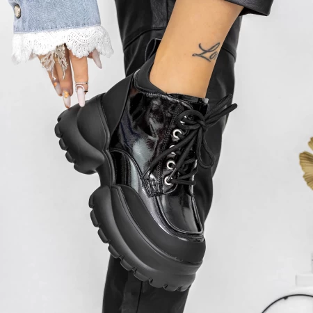 Frauenstiefel im Frühling-Jesjn13 Schwarz Mei
