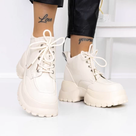 Frauenstiefel im Frühling-Jesjn 3SJN13 Beige | Mei