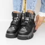 Frauenstiefel mit Pelz 3SZ12 Black | Mei
