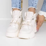 Frauenstiefel mit 3SZ12 Pelzcreme Mei