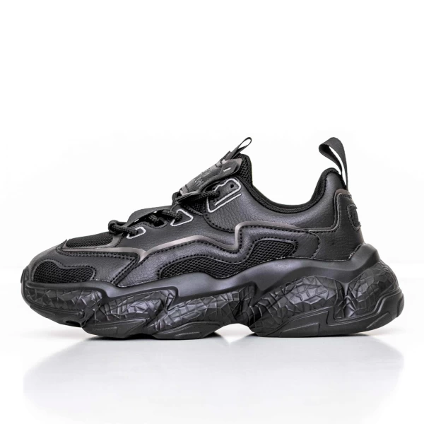 Herren 3S7 Sports Schuhe schwarz | Mei